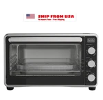 Black + Decker Crisp 'n Bake Pro 6-SLICE Air Fryer Toaster Oven With Basket. Fixed Price $48.00.
