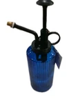 Blue Glass Plant Mister Spray Bottle With Plastic Pump 8" Tall 2.5" Wide, Nwt. Fixed Price $12.99.