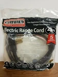 Certified Appliance PET90-2080LG Range Cord, 4', Stainless Steel. Fixed Price $6.49.