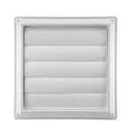 Lambro 363W White Plastic Louvered Vent 8 Inch. Fixed Price $24.60.