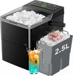 Portable Ice Maker With 2.5L Basket, 9 Cubes 6 Mins, Self-cleaning. Fixed Price $133.99.