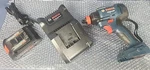 Bosch GDX18V-1600 1/4" Hex & 1/2" Impact Driver Wrench Kit W/ Core 4.0AH Bat. Fixed Price $97.00.