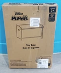 Delta Children Toy Box W/ Retractable Fabric Top, Minnie Mouse *distressed Pkg. Fixed Price $41.99.