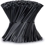 1,000 Bulk 6" Black Cable Zip Ties Heavy Duty Uv Resistant 6/6 Nylon. Fixed Price $26.99.