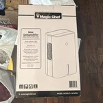 Magic Chef Mini Dehumidifier MC4PDH Black 3.2 Pint Auto Shut Off Power Indicator. Fixed Price $31.99.