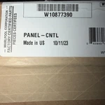 New Genuine Oem Whirlpool Washer Panel-cntl W10877390. Fixed Price $70.99.