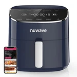 Nuwave Brio Plus Air Fryer 8 Qt, New & Improve Pfas-free, 7 Digital 1-TOUCH Cook. Fixed Price $126.88.