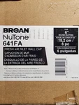 Broan Nutone 641FA Aluminum 6" Round Duct Wall Cap Bird Screen Without Damper. Fixed Price $37.95.