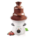 Nutrichef Three Tier Electric Chocolate Fondue Fountain - White PKFNMK16. Fixed Price $26.80.