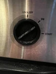 3D Printed WC36X10012 General Electric Trash Compactor Knob Replacement. Fixed Price $24.99.