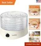 Smart Food Dehydrator With 280W Power And Overheat Protection For Kitchen Safety. Fixed Price $63.44.