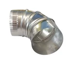 Deflecto 4" X Aluminum Dryer Vent Elbow, AL490, 110544, DE904. Fixed Price $12.17.