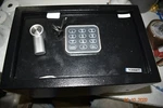 Serenelife SLSFE14 Electronic Steel Safe Box Gun Locker 9 6.7". Fixed Price $59.00.