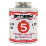 Rectorseal Pipe Thread Sealant 16 Fl Oz, Brush-top Can, No. 5, Yellow, Paste. Fixed Price $46.25.