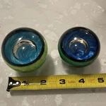 David Smith Blowing Sands Glass Studio 2 Different. Fixed Price $65.00.