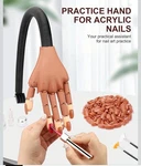 Practice For Acrylic Nails, Flexible Hands Training Kits, .... Fixed Price $13.99.