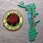 Lot Of 2 Vintage New Zealand Aukland Wellington Christchurch Refrigerator Magnet. Fixed Price $14.95.