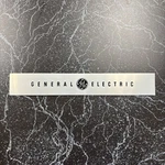 Vintage General Electric Aluminum Name Plate Made Usa 13"X2" Nice!. Fixed Price $24.99.