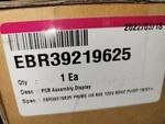 Lg Display Power Control Board (pcb Assembly) - EBR39219625 New In Box Oem. Fixed Price $129.00.