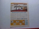 1952 General Electric Kitchen Refrigerator, Dishwasher/sink, Cabinets, Range. Fixed Price $8.95.