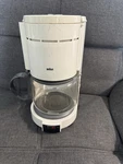 Braun White 10 Cup Drip Coffee Maker Type 4057 Made In Germany Glass Carafe. Fixed Price $69.99.