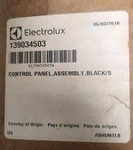 Electrolux Singe Wall Oven Control Panel Only 139034503. Fixed Price $257.39.