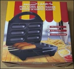 Brentwood Mini Corn Dog Maker TS-601S Stainless Steel Non-stick Just For Fun. Fixed Price $39.99.