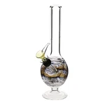 Wrap & Rake Oval Chamber Martini Water Pipe W/ Slide Black 8". Fixed Price $24.99.