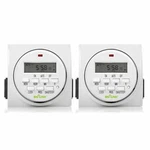 Bn-link 7 Day Digital Lcd Electric Programmable Timer Outlet Switch Dual. Fixed Price $23.99.