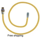 Brass Craft 3/8" Od X 48" Gas Connector For Space Heater, Dryer CSSL114TE-48. Fixed Price $26.00.