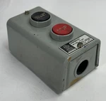 General Electric Push Button Start Stop Station (6728). Fixed Price $55.00.
