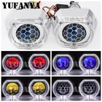 2.5'' Bixenon Hid Projector Honeycomb Lens Square Led Angel Devil Eyes Headlight. Fixed Price $74.59.