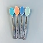 4 Vtg Munchkin Baby Spoons Multicolored Stainless Silicone Tip Gerber. Fixed Price $13.19.