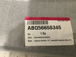 Brand New Oem Lg Refrigerator Part # ABQ56655345 Case Assembly, Display. Fixed Price $139.95.