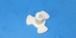 Whirlpool Microwave: Glass Turntable Coupler White (W10451789) (P5977). Fixed Price $14.99.