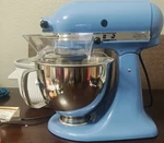 Kitchenaid Artisan KSM150PSCO Qt 325W 10-SPEED Cornflower Stand Mixer W/ Bowl. Fixed Price $320.00.