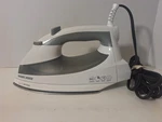 Black+decker F976 Quickpress Iron With Smart Steam Stainless Steel Soleplate. Fixed Price $19.99.