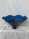 David Smith Blowing Sands Art Glass Bowl Seattle Washington 2014 Blue Purple. Fixed Price $99.98.