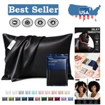 Silk Satin King Pillowcases 20X40 - Envelope Closure Ultimate Comfort. Fixed Price $19.99.