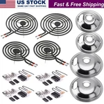 MP22YA Electric Range Burner Element Set With Drip Pans For Whirpool Frigidaire. Fixed Price $57.99.
