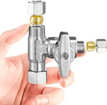 Fridge Water Line Kit Connector - Refrigerator Ice Maker Splitter, Al. Fixed Price $19.18.