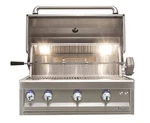 Alfresco 32" Artisan Pro Built-in Gas Grill With Rear Infrared Rotisserie Burner. Fixed Price $2825.00.