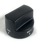 Replacement Bbq Control Knob For Viking Grills, Black Plastic Temperature Dial. Fixed Price $20.99.