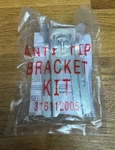 Frigidaire Anti-tip Bracket 316112005. Fixed Price $9.00.