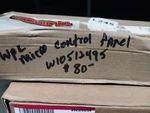 W10512495 New Wpl Microwave Ctrl Panel Compatible With Whirlpool. Fixed Price $80.00.