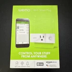 Belkin Wemo Smart Outlet Plug Wi-fi Enabled White (F7C063). Fixed Price $7.00.