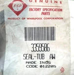 New Whirlpool Washer Tub Seal. P/n: 3359586 Ih. Fixed Price $28.88.