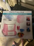 Nostalgia Retro Hard Candy Cotton Maker. Fixed Price $30.00.