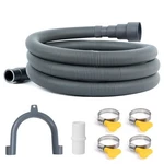 6 Ft Universal Washing Machine Drain Hose Extension - Grey Flexible Discharge.... Fixed Price $16.79.