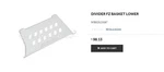Oem Part # WR02X25187 Refrigerator Freezer Divider For Lower Basket. Fixed Price $49.99.